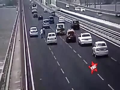stupid run over