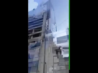 Suicide Man Jumping to his Death