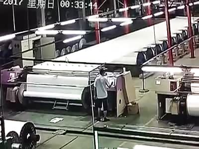 Horrible Work Accident Caught on CCTV