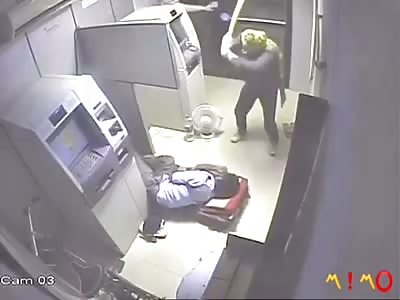 Murder of a man who sleeps in an ATM, and his aggressor sends him to sleep eternally