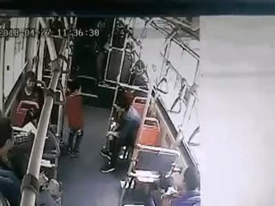 Little kid gets stomped on the bus for being a pest