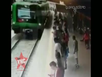 Man attempts suicide by diving in front of train