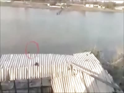 DAESH Member is Executed While Tries to Scape Swimming