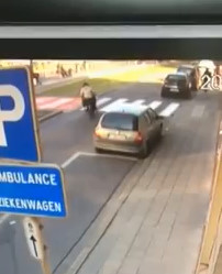 Scooter girl died hit by bus