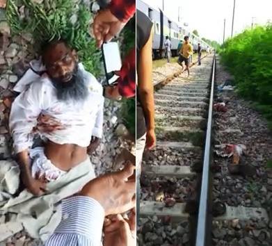 Osama bin Laden (Still Alive) Legs cut in train lines