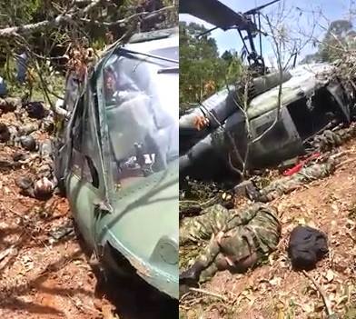 10 injured after military helicopter crash in Copacabana, Colombia