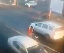 Girl Crossing Street Hit by Car Thrown Like a Rag Doll