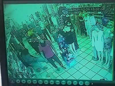 Customer Robbed Inside Business