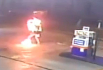 Guy Drenches Himself In Gasoline And Self Immolates 