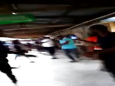 African fat bottomless woman dragged by crowd