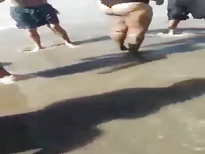 fight on the beach
