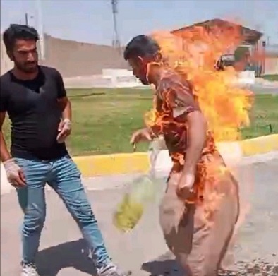 Worker Self-Immolates in Protest Outside TV Station