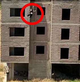 20 Years Old Girl Falls Off A Tall Building In Turkey