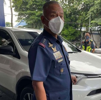 Philippino Traffic Cop With A Head Of Steel