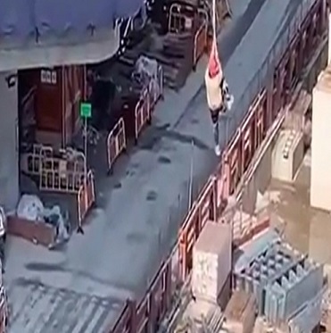 Construction Site Worker Falls to His Death In Russia.