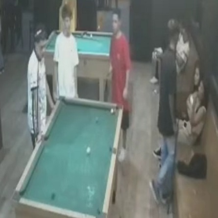 Pool Hall Evening With Friends Interrupted By Cruel Hitman