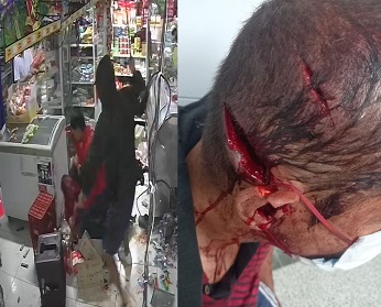 Store Owner Brutalized With Machetes (Full)