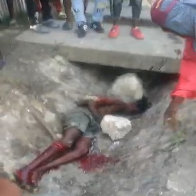 Thief Stoned And Hacked To Death By Vicious Mob In Haiti.