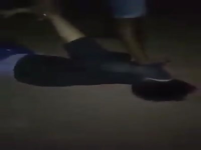 Man gets Held Down and Brutally Kicked in the Head