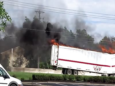 Truck fire