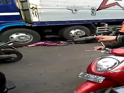 Killed by big truck 
