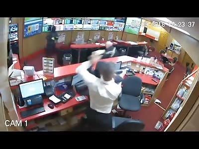 Armed Robbery of Bookmakers Foiled by 83-Year-Old and Staff