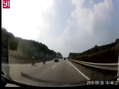 Motorcyclists accident 