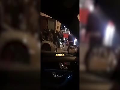 Final moments of hero bouncer who fought off gatecrashing mob