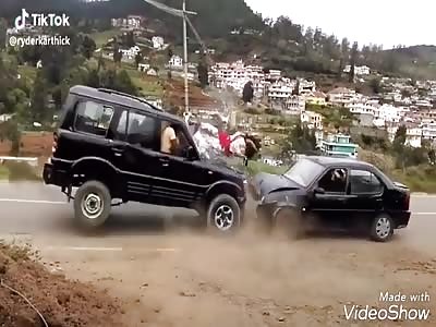 Deadly accident caught in camera