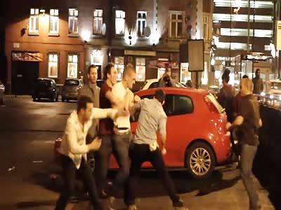 Drunken Street Fight Manchester