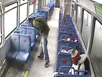 Panicking dad chases down train with his baby on board