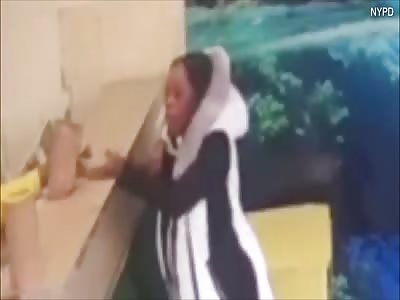 Woman smashes up Jamaican eatery with baseball bat