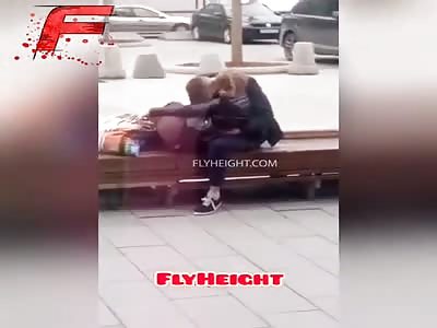 Drunk Couple Like To Do It In The Center Of Moscow