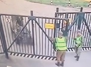 ATV Slams into Gate Killing Guard 