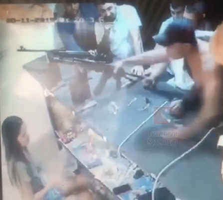 Female Gun Range Clerk Attacked by Drunk Scumbag
