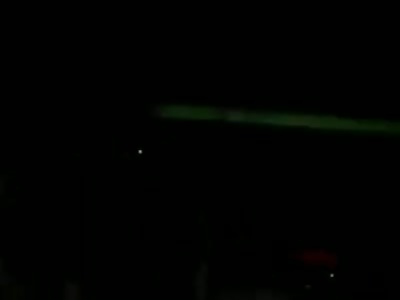 UFO lights up sky over Mexico
