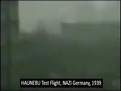 Haunebu Test Flight 1939