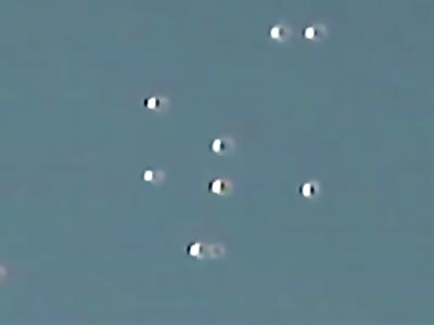Cluster of UFO in Mexico