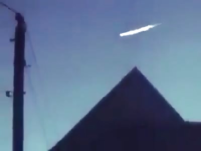 UFO by Jet Contrail Egypt 