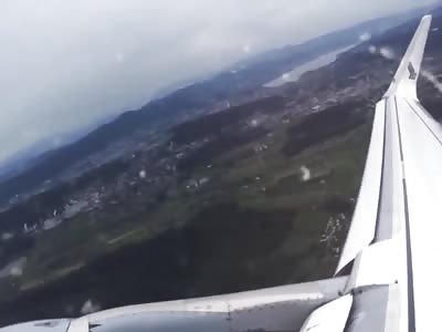 Double UFO filmed from plane