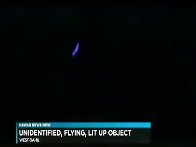 UFO over Hawaii, Identical to Bogota Sighting...Am I wrong?