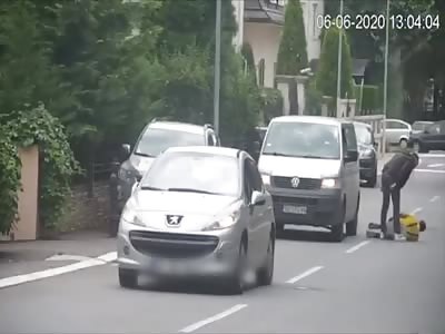 Road rage (CCTV)