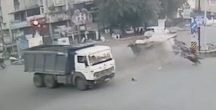 Dump Truck vs. a Truck Load of Indians