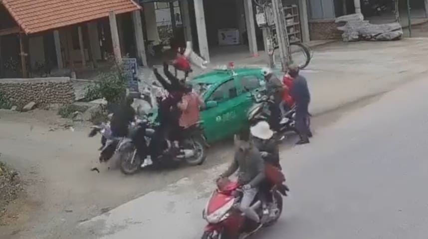 Taxi Driver Does Some Human Bowling