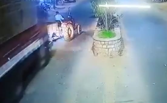 Tractor Driver Destroyed by Speeding Truck