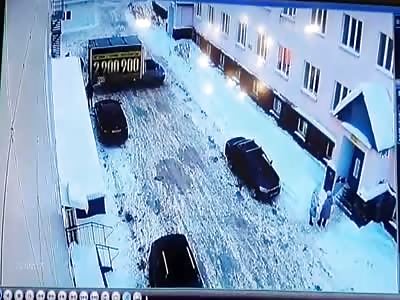 Snow Falls From Building Crushing Two Women