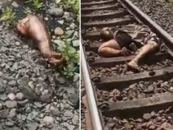 Train Suicide Leaves Man Mangled