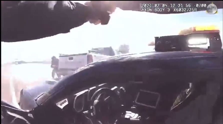 Bodycam: New Mexico Cop Killer Riddled With Bullets