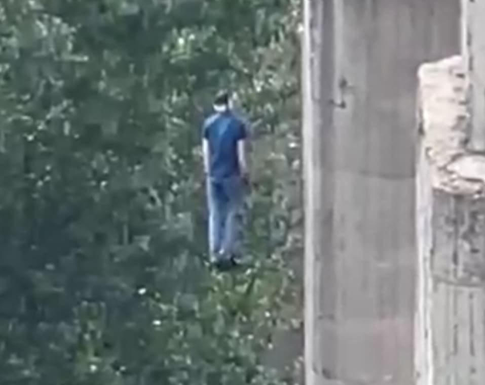 Guy Found Hanging From The Tracks