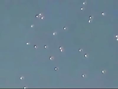 UFO swarms Incredible footage